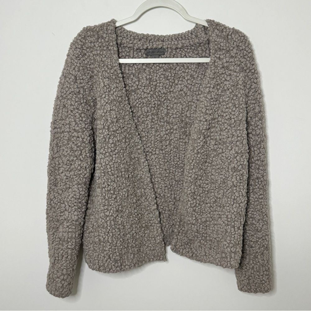 Barefoot Dreams Women's Cardigan in Taupe